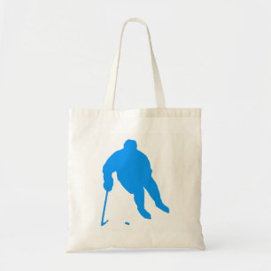 Hockey Silhouette Tote Bag