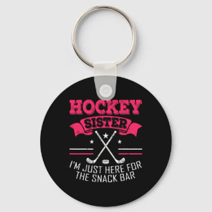Hockey Sister Field Hockey Gift Field Hockey Playe Keychain