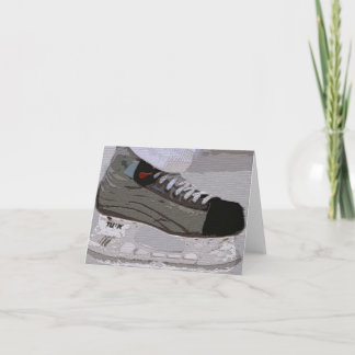 Hockey Skate Notecards