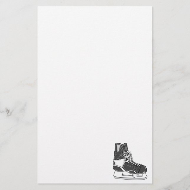 Hockey Skate Stationery (Front)
