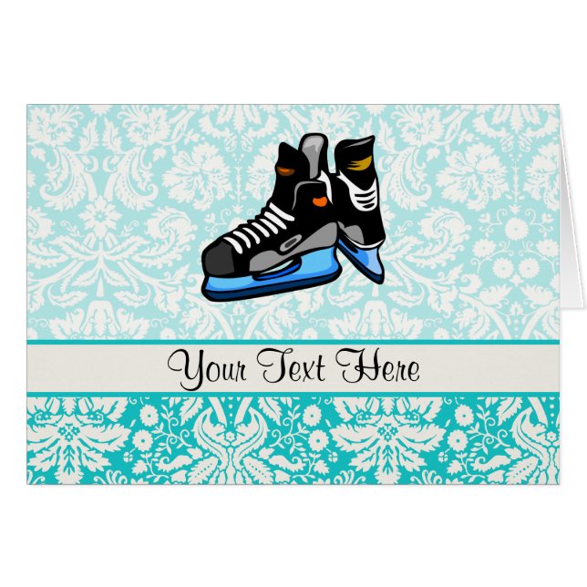 Hockey Skates; Damask (Front Horizontal)