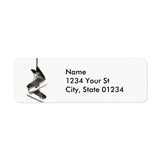 Hockey Skates Return Address Labels