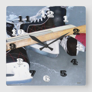 Hockey Skates Wall Clock