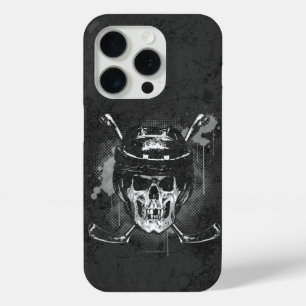 Hockey Skull iPhone 15 Pro Case