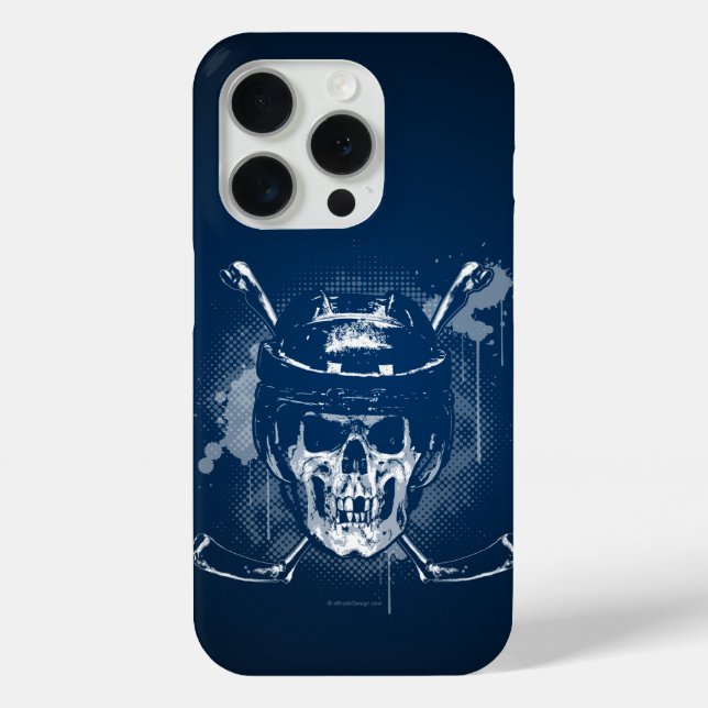 Hockey Skull Case-Mate iPhone Case (Back)