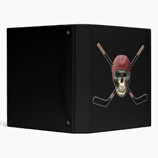 Hockey Skull Helm Binder
