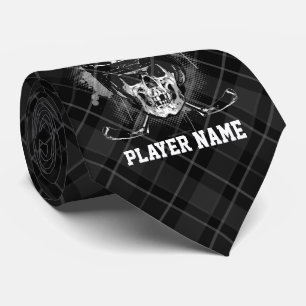 Hockey Skull (personalized) Tie