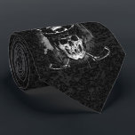 Hockey Skull Tie<br><div class="desc">From eBrush Design studio,  exclusively for Hockey Shirt Shop,  this bold graphic gesture in contemporary hockey skull fashion is sure to keep you a head of the competition.</div>