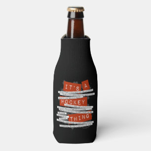 Hockey Slang Bottle Cooler