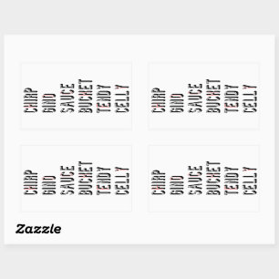 Hockey Slang - Chirp Gino Sauce Bucket Tendy Celly Sticker