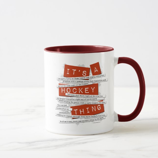 Hockey Slang Mug (Right)