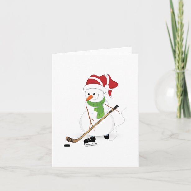 Hockey Christmas Cards | Zazzle CA