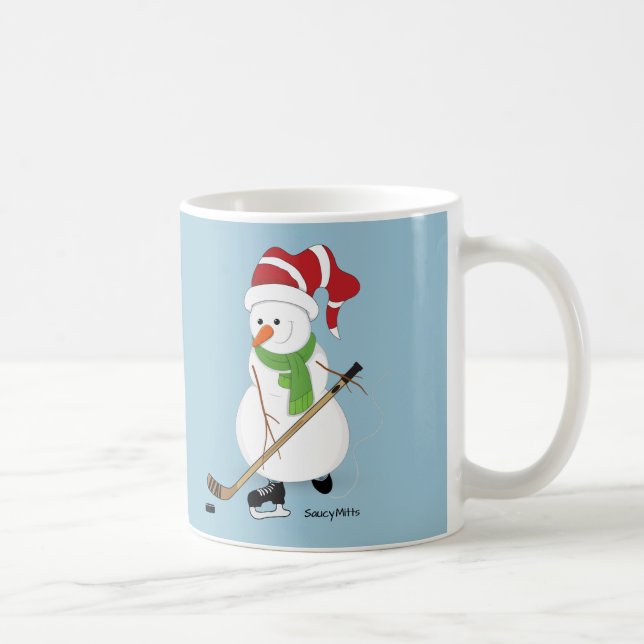 Hockey Snowman Mug (Droite)