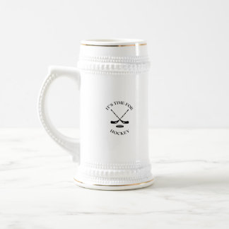 Hockey sport time beer stein