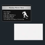 Hockey Sports  Business Cards<br><div class="desc">Hockey business cards with stylish modern design and great text layout you can customize online. Best business cards for themes related to hockey,  team sports,  ice hockey,  or sporting.</div>