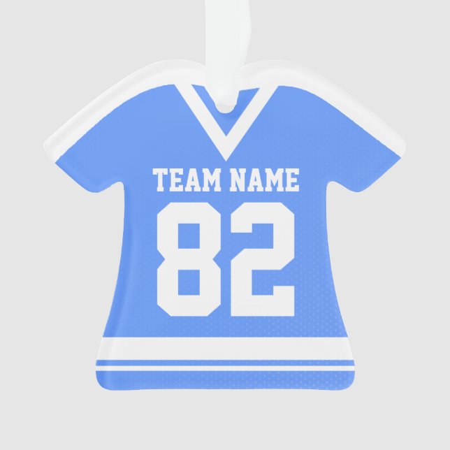 Hockey Sports Jersey bleu avec photo (devant)
