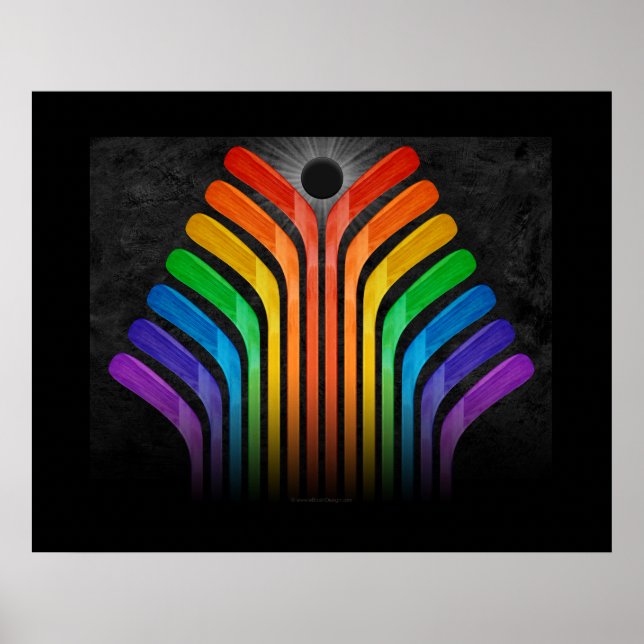 Hockey Stick Spectrum Poster (Front)