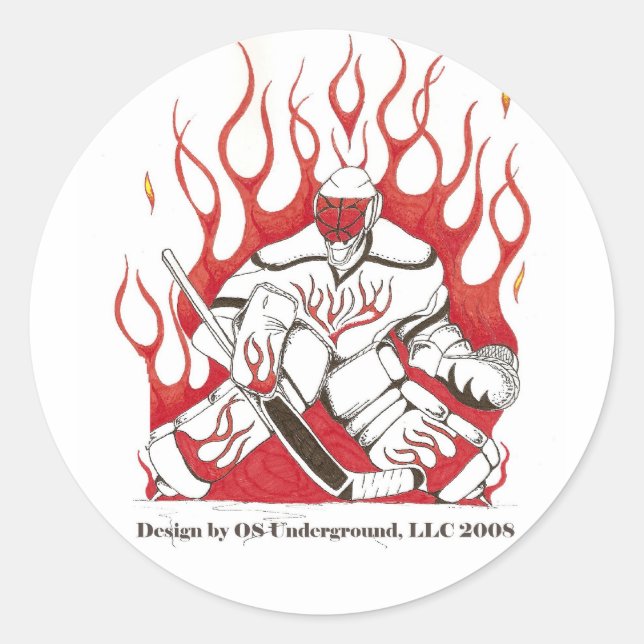 Hockey Sticker (Front)