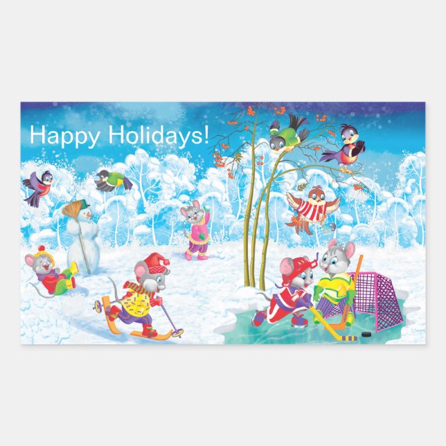 hockey sticker (Front)