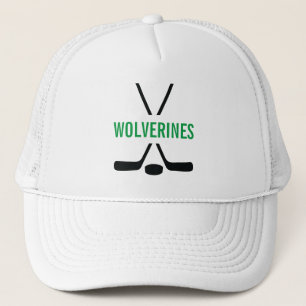 Hockey Sticks Personalized Trucker Hat