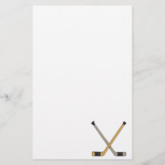 Hockey Sticks Stationery