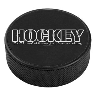Hockey Stitches Puck