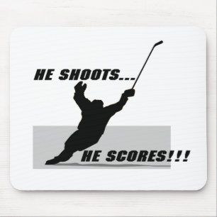 Hockey T-shirts and Gifts. Mouse Pad