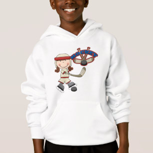 HOCKEY - T-shirts et cadeaux de fille de brune