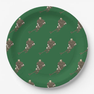 Hockey Team Paper Plates