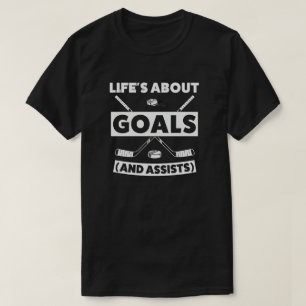 Hockey Team Spirit Quote Tee