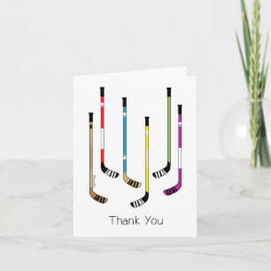 Hockey Thank You Card