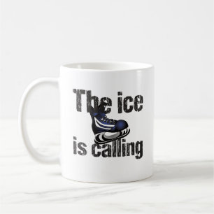 Hockey The Ice is Calling Coffee Mug
