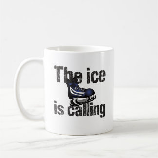 Hockey The Ice is Calling Coffee Mug