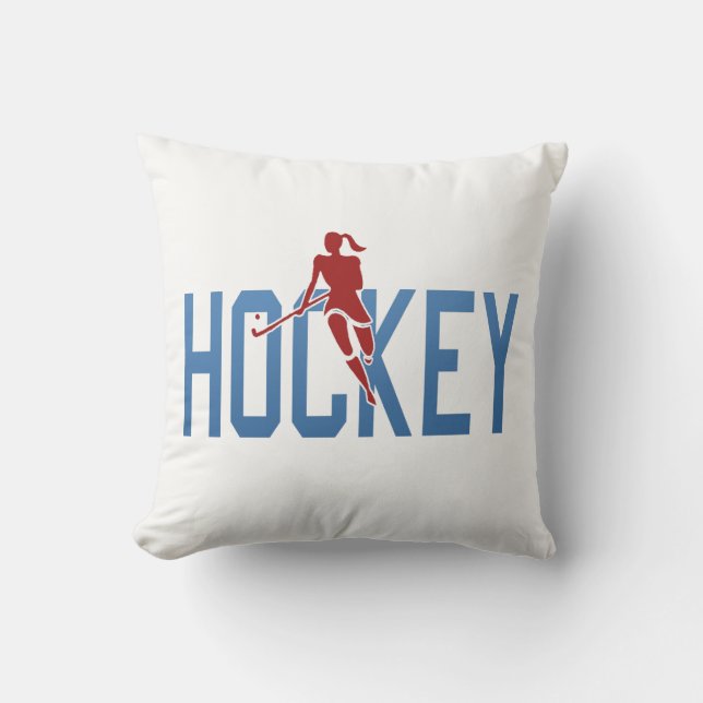 HOCKEY THROW PILLOW (Front)