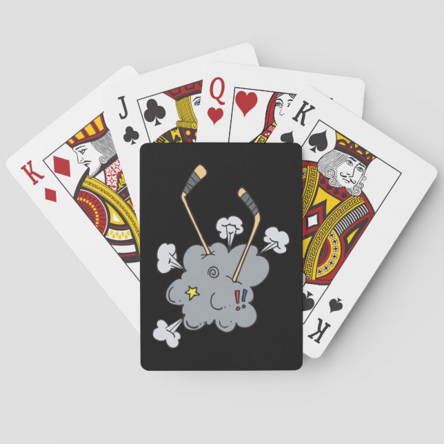 Hockey Time Playing Cards (Back)