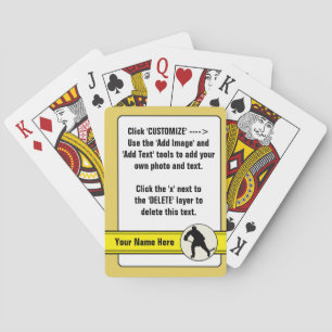 Hockey Trading Card Customizable Card Deck