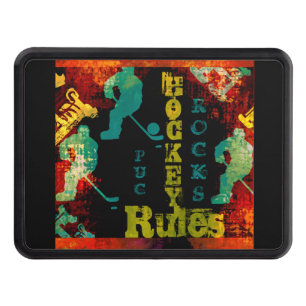HOCKEY TRAILER HITCH COVER