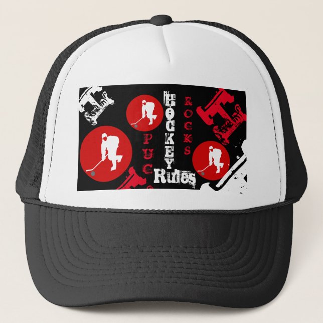 Hockey Trucker Hat (Front)