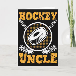 Hockey Uncle Family Sports Coach Player Father's D Card
