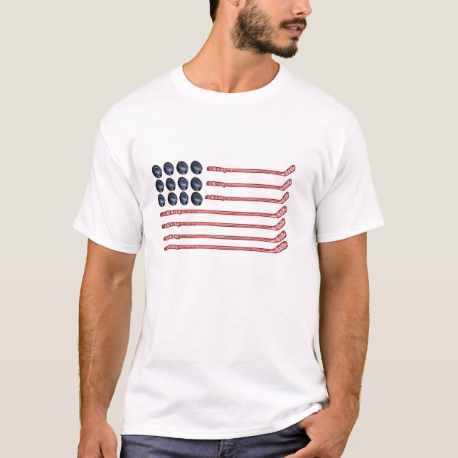 Hockey USA style T-Shirt (Front)