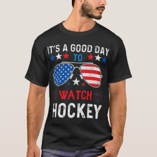 Hockey USA Support the Team Sunglasses USA Flag T-Shirt