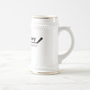 hockey ---- what else is there beer stein