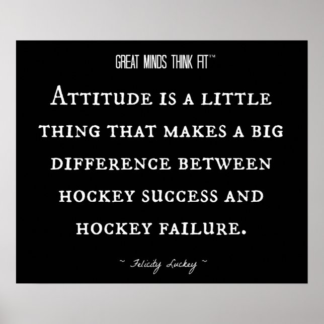 Hockey with Attitude 005 Poster (Front)