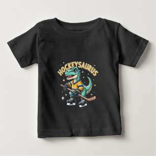 Hockeysaurus Ice Hockey Dinosaur Lovers Baby T-Shirt