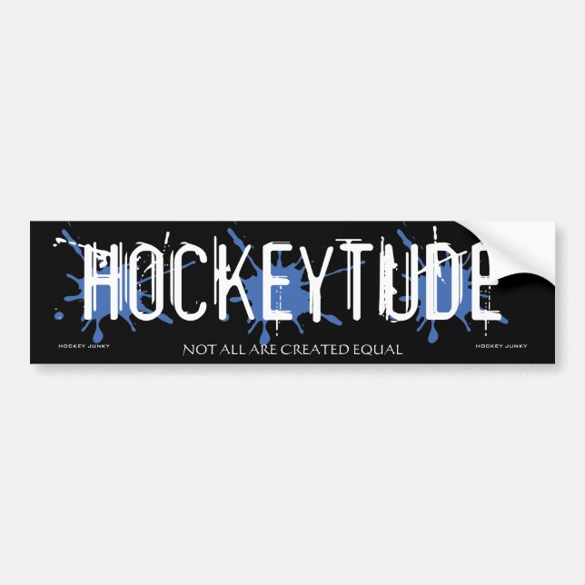 HOCKEYTUDE BUMPER STICKER (Front)