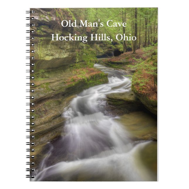 Hocking Hills Ohio Spiral Notebook (Front)