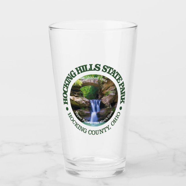 Hocking Hills State Park Glass (Front)