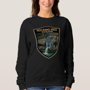 Hocking Hills State Park Ohio Art Sweatshirt