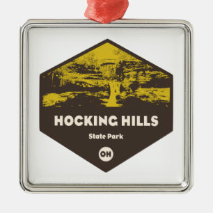 Hocking Hills State Park, Ohio Metal Ornament