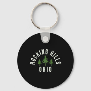 Hocking Hills State Park Ohio Souvenir Hiking  Keychain